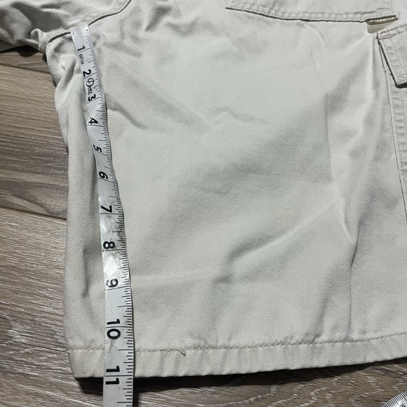 Levis Silvertab Brown Cargo Shorts Mens Size 33 Cotton Vintage 90s Y2K - Picture 7 of 9